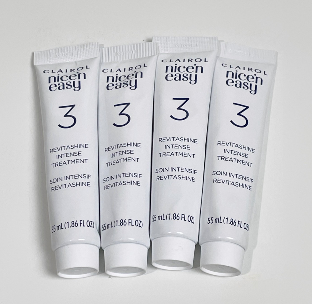 Clairol Nice'N Easy Revitashine Intense Treatment Lot of 4 Tubes